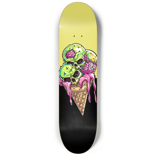 Triple Scoop Skateboard Deck