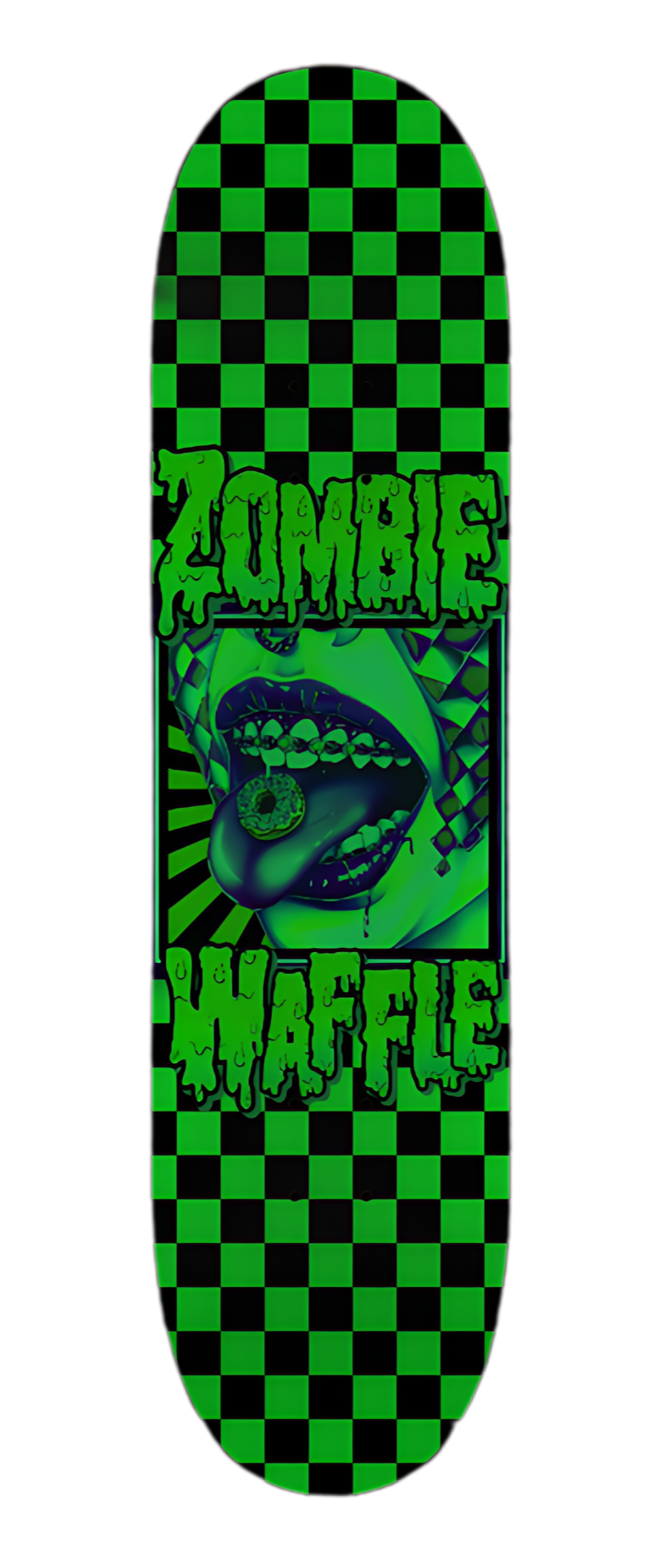 Glow-in-the-Dark Donuts N Braces Skateboard Deck