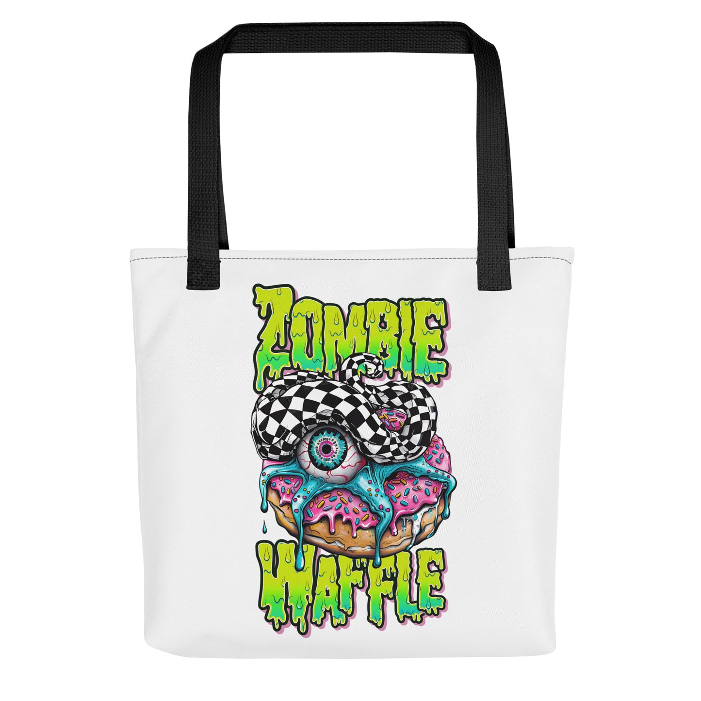 Zombie Donut Tote Bag