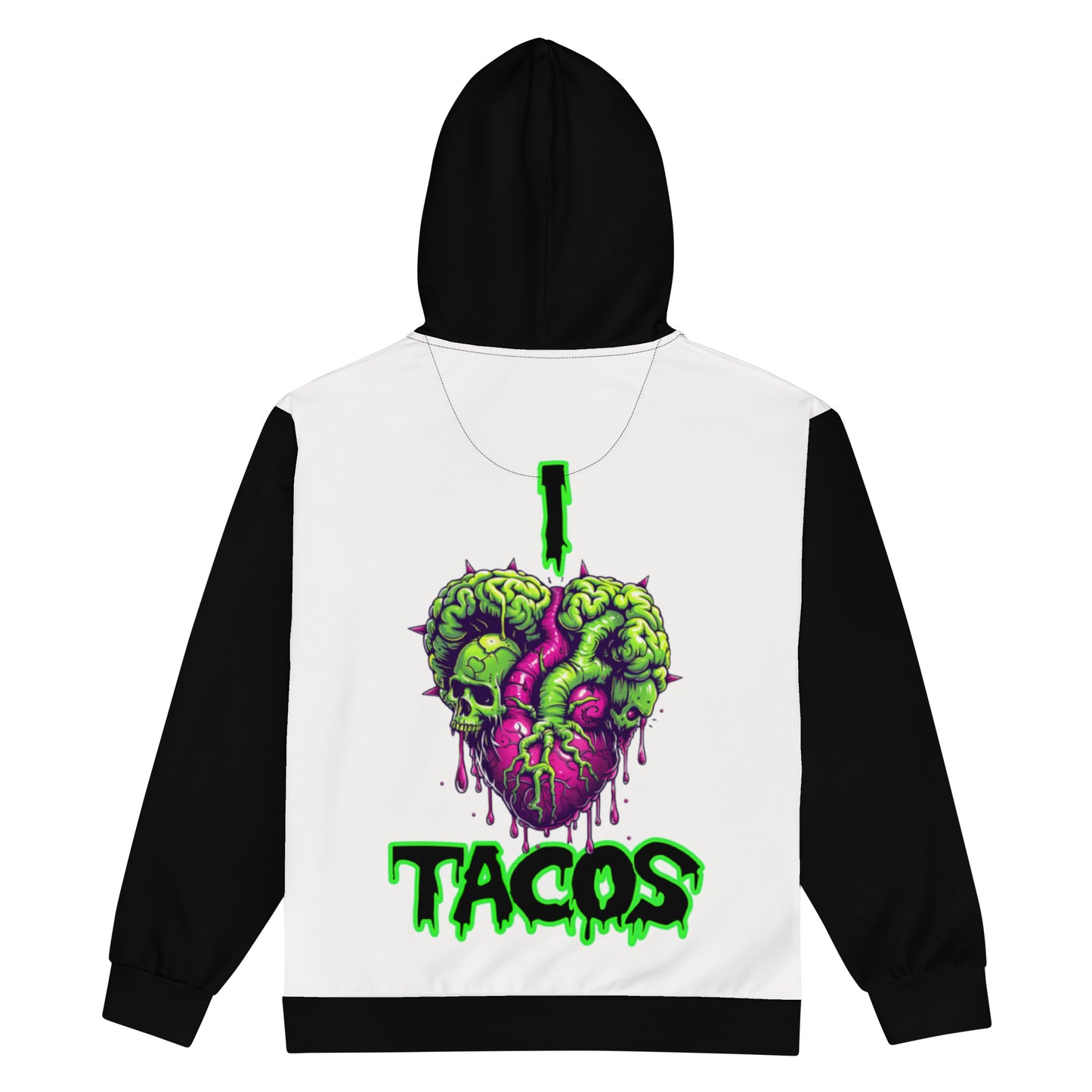 I Heart Tacos Men's Zip-Up Hoodie