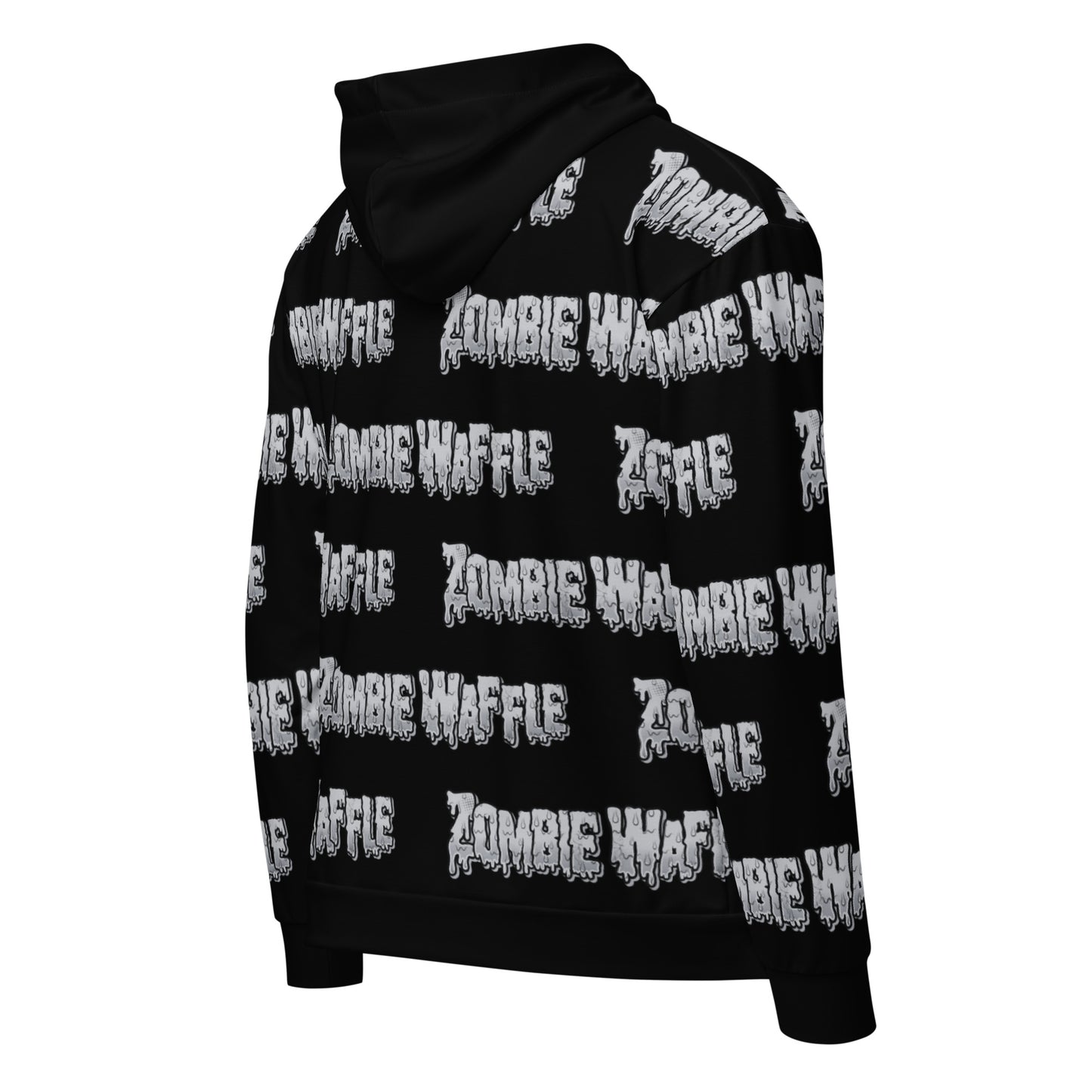 Zombie Waffle Logo Zip-Up Hoodie