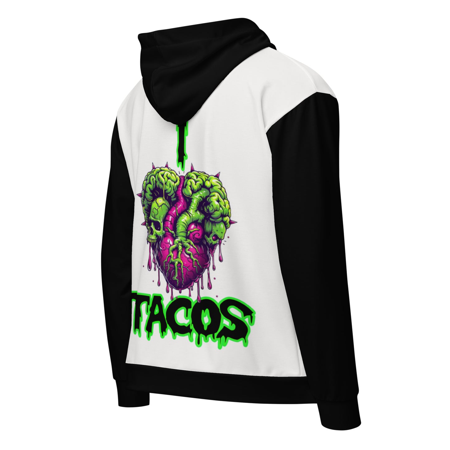 I Heart Tacos Men's Zip-Up Hoodie