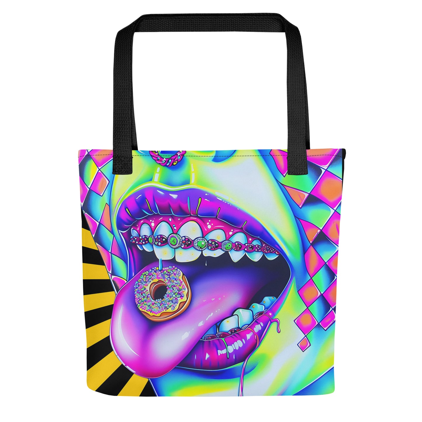 Donuts N Braces Tote Bag