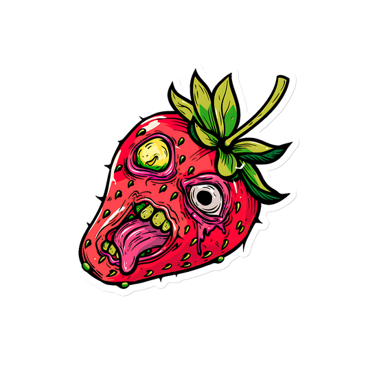 Zombie Strawberry Magnet