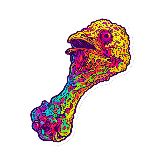 Funky Zombie Chicken Magnet