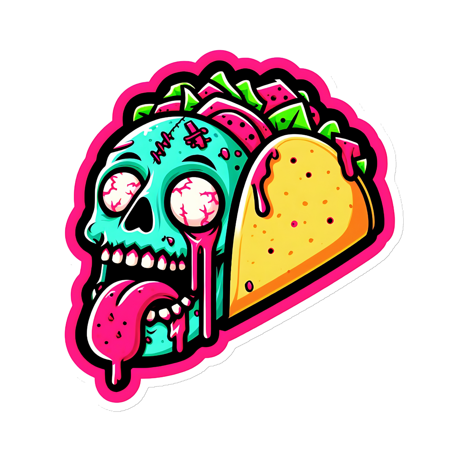 Zombie Taco Magnet