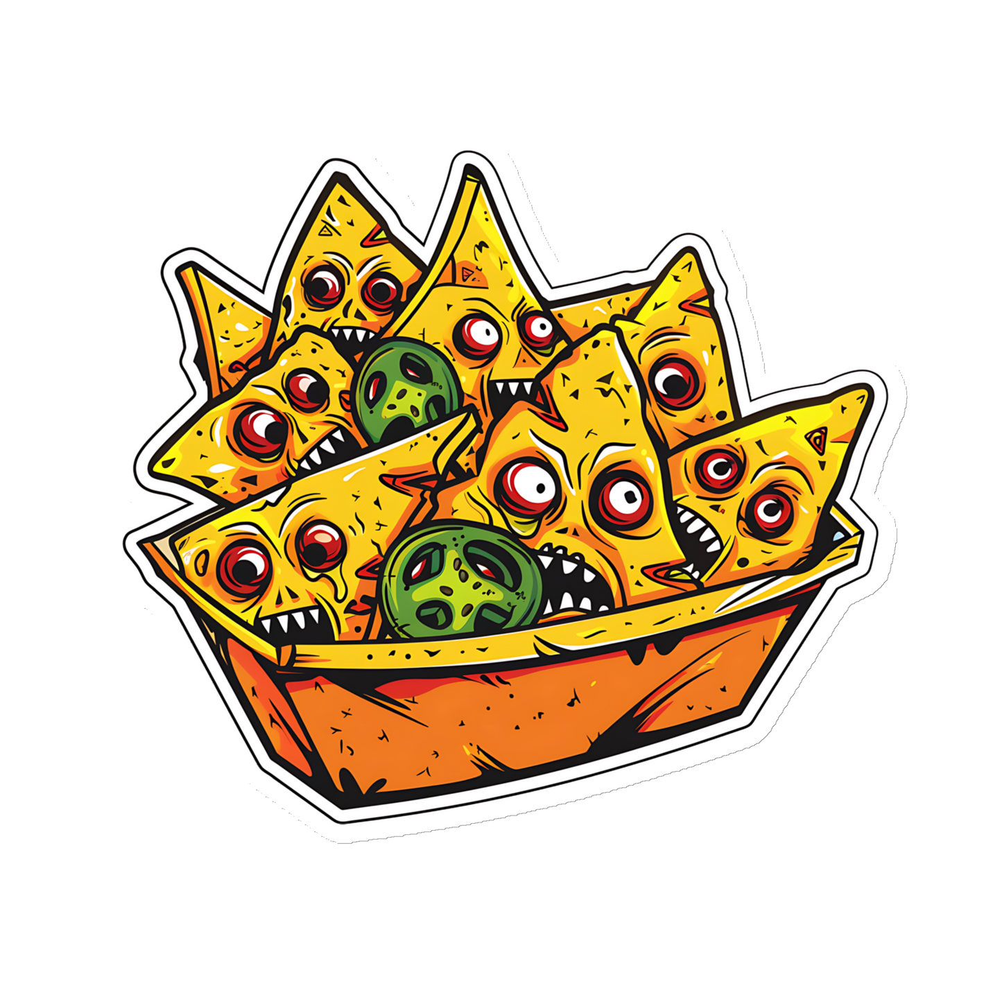 Zombie Nachos Magnet