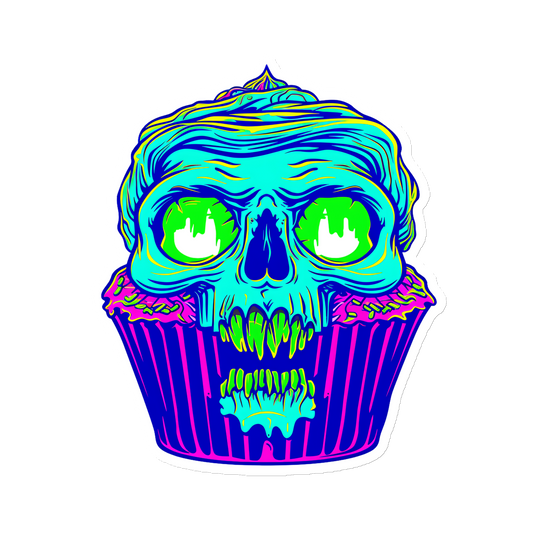 Zombie Cupcake Magnet