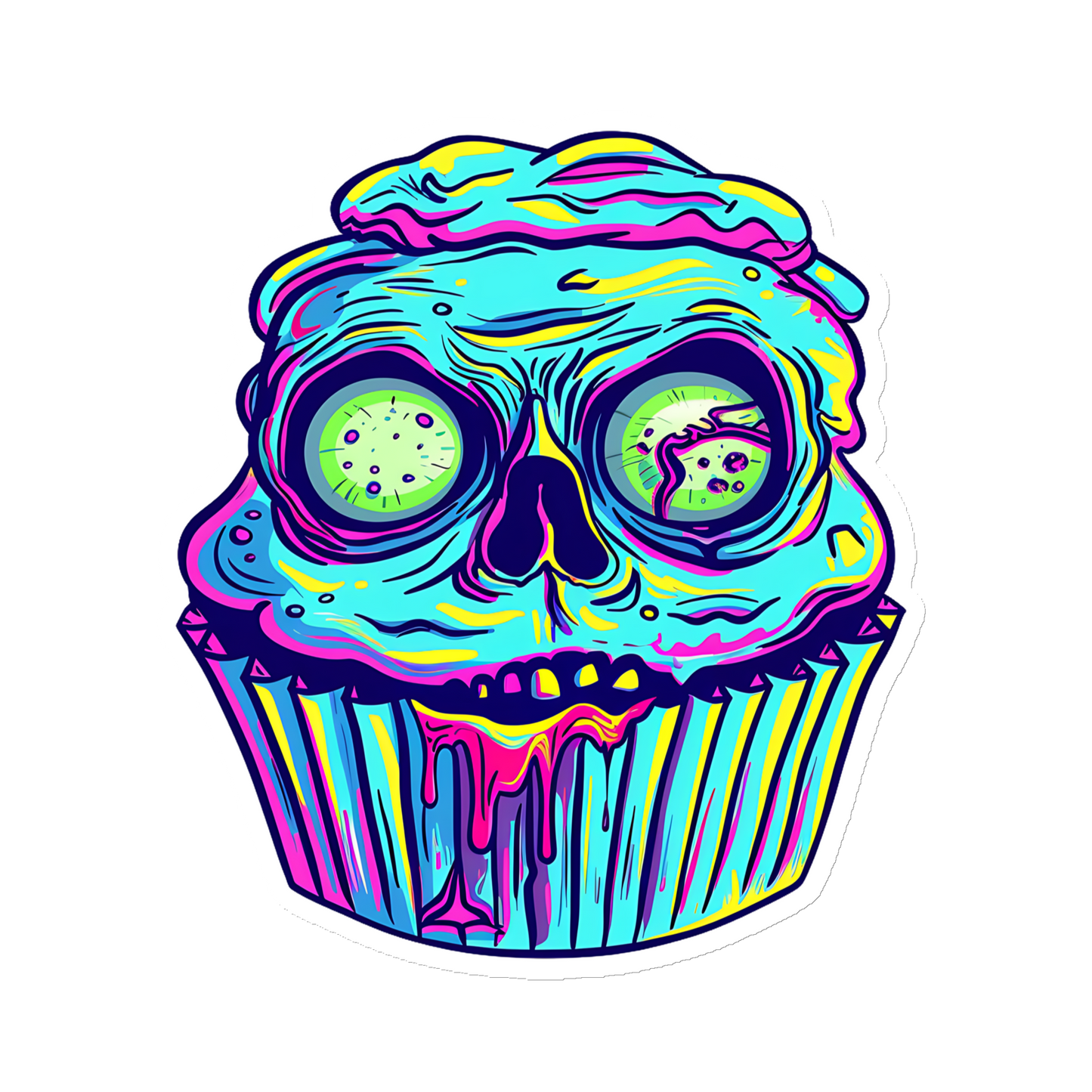 Zombie Cupcake IV Magnet