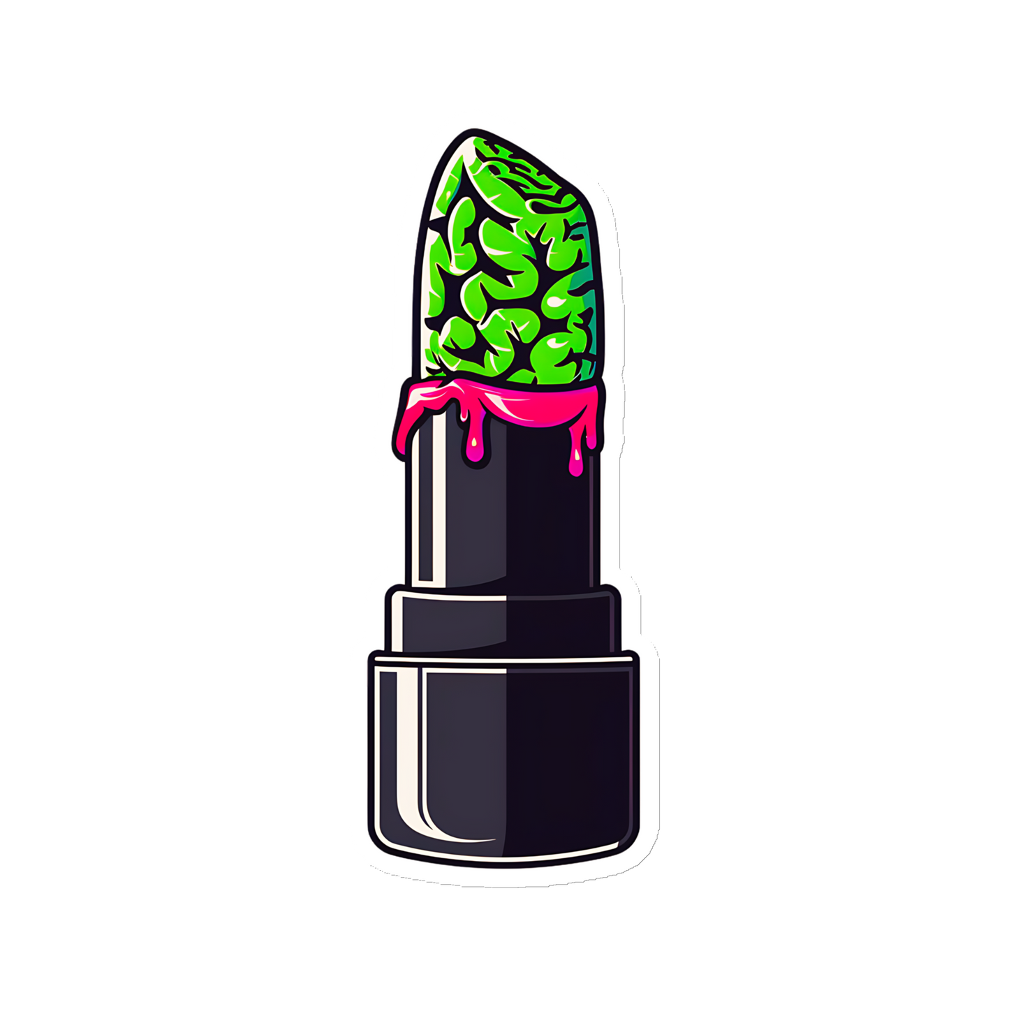 Zombie Lipstick Magnet