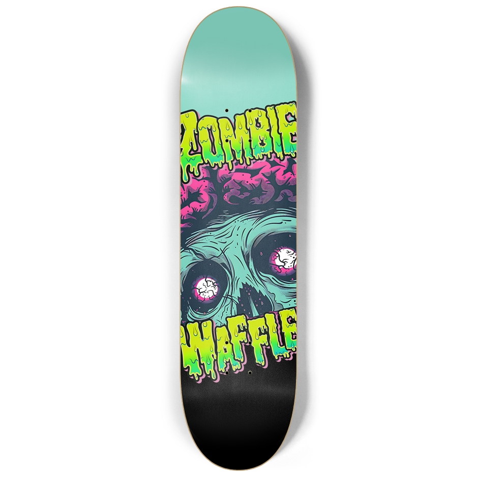 Zombie Waffle Logo Skateboard Deck