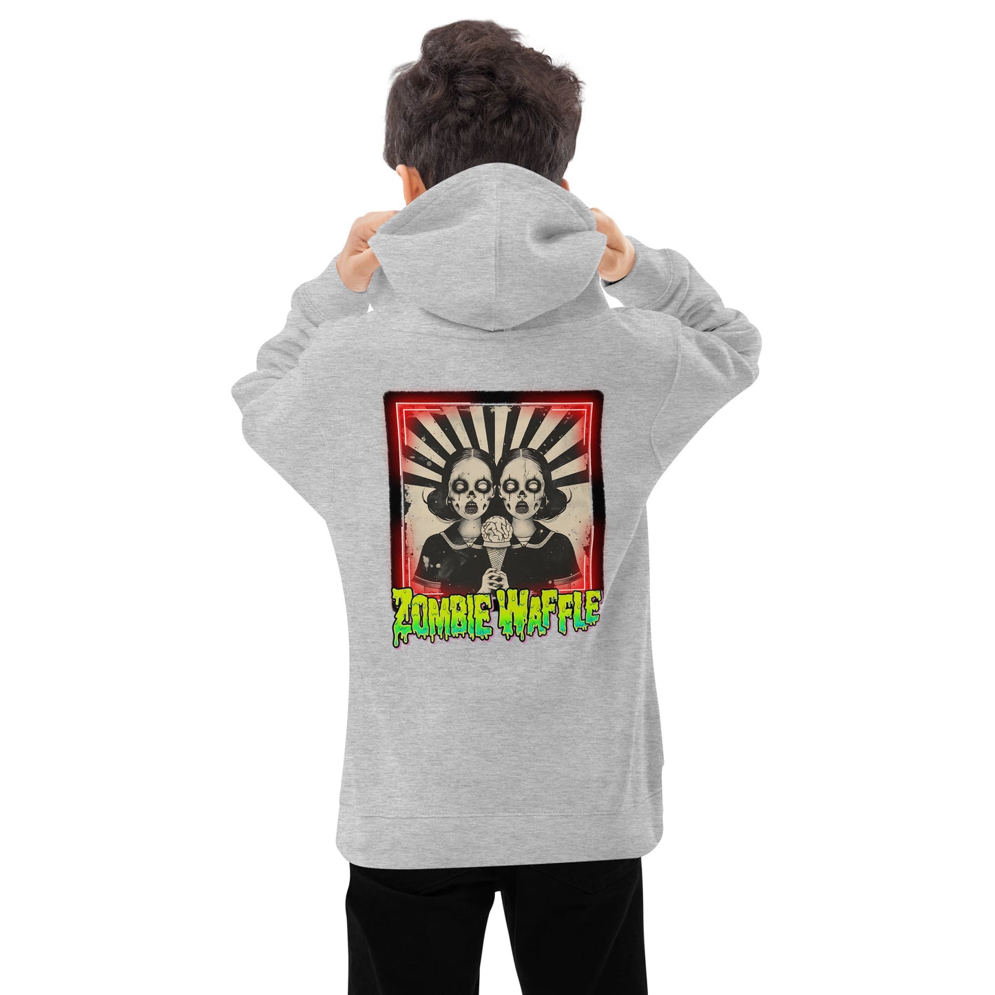 Youth Zombie Twins Fleece Hoodie