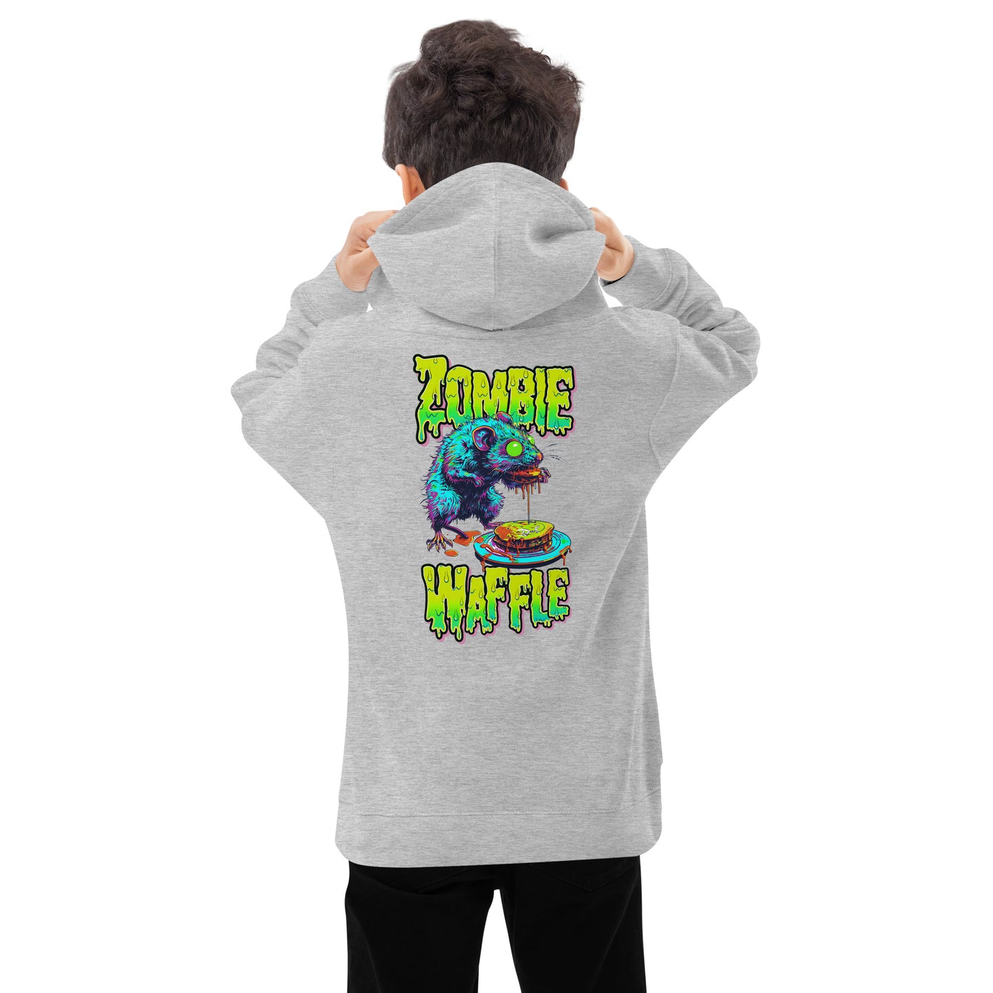 Youth Zombie Rat Fleece Hoodie