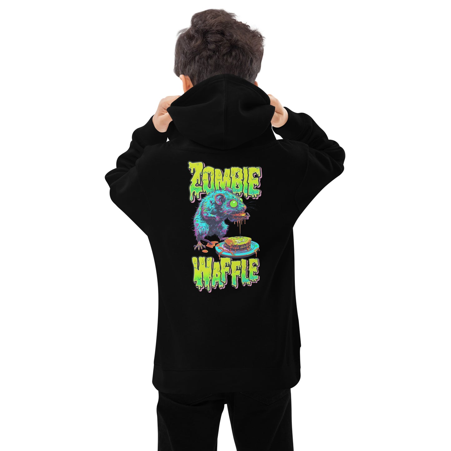 Youth Zombie Rat Fleece Hoodie