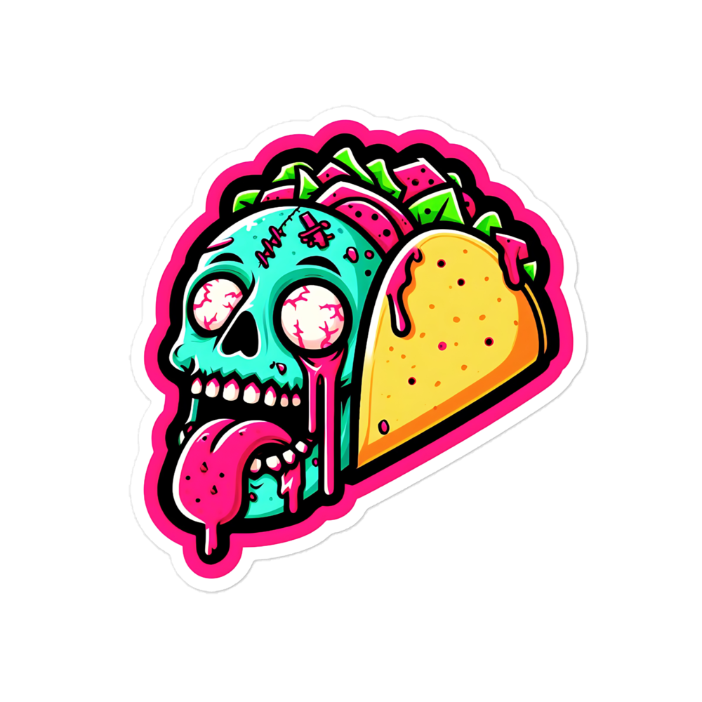 Zombie Taco sticker