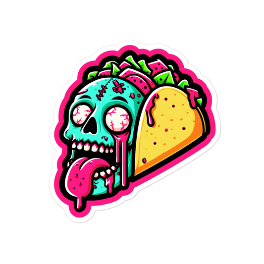 Zombie Taco sticker