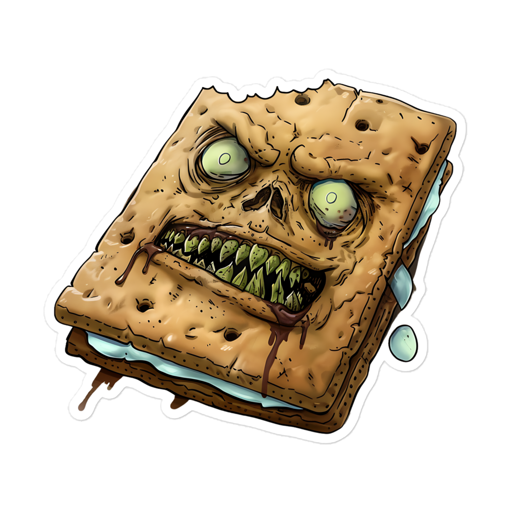 Zombie S'mores Sticker