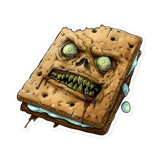 Zombie S'mores Sticker