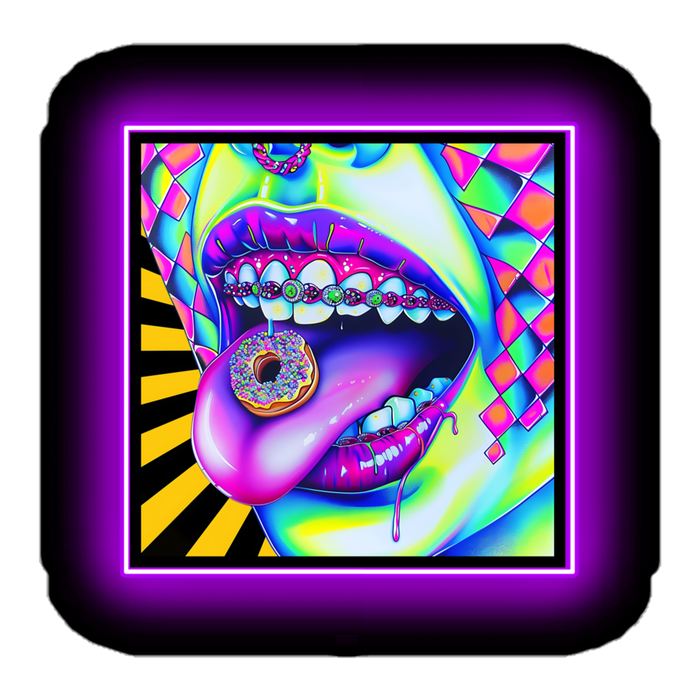 Donuts N Braces Sticker