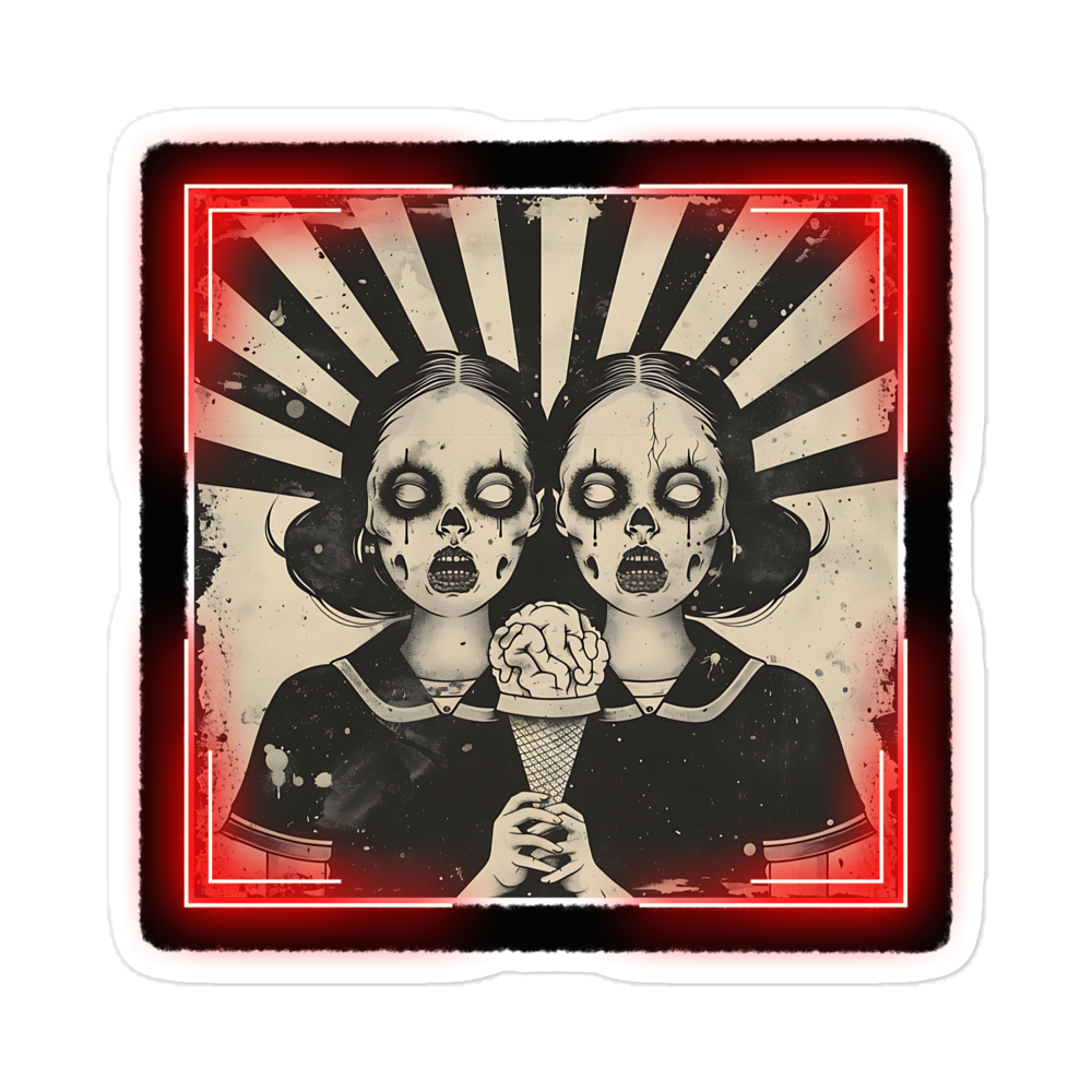 Zombie Twins Sticker