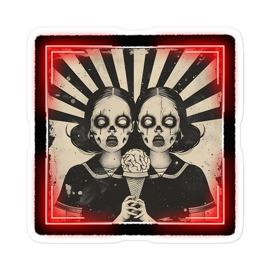 Zombie Twins Sticker