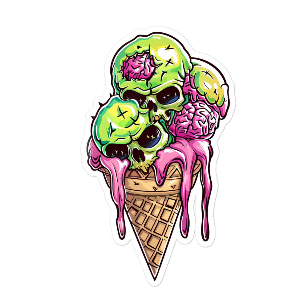 Triple Scoop Sticker