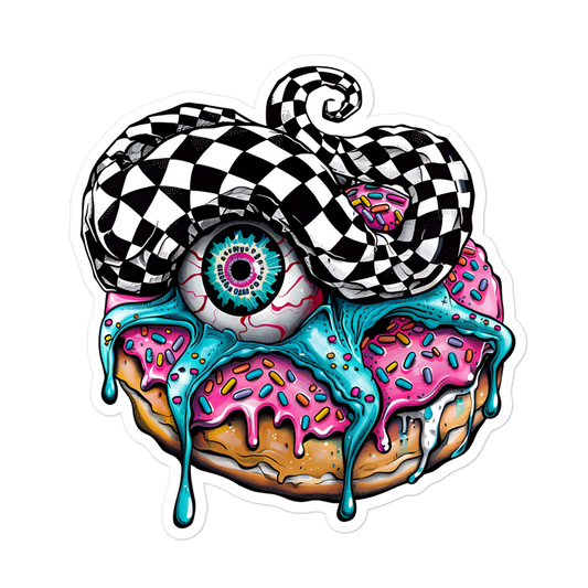 Zombie Donut Sticker