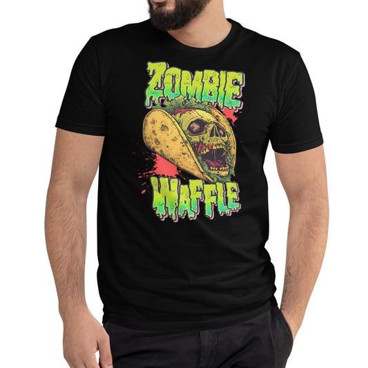 Screaming Zombie Taco Men's Fitted Tee