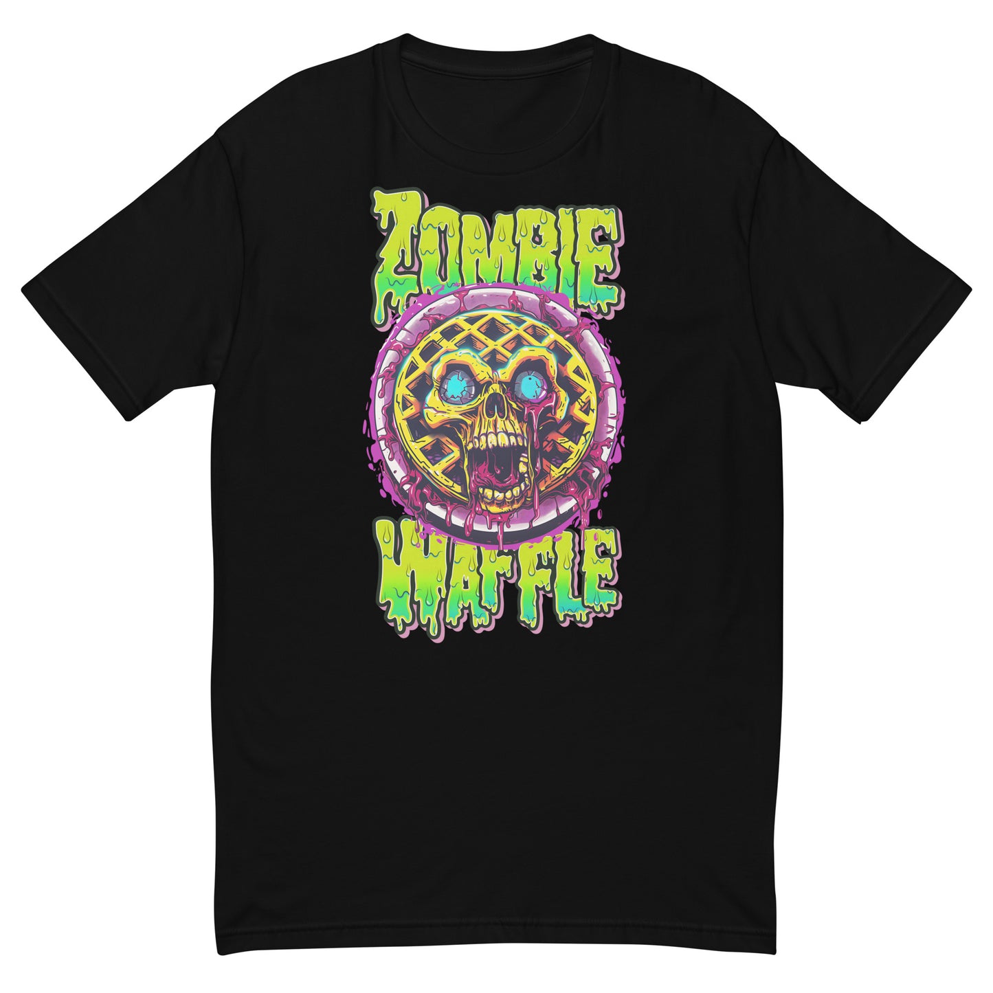 Zombie Waffle Men's Fitted Tee