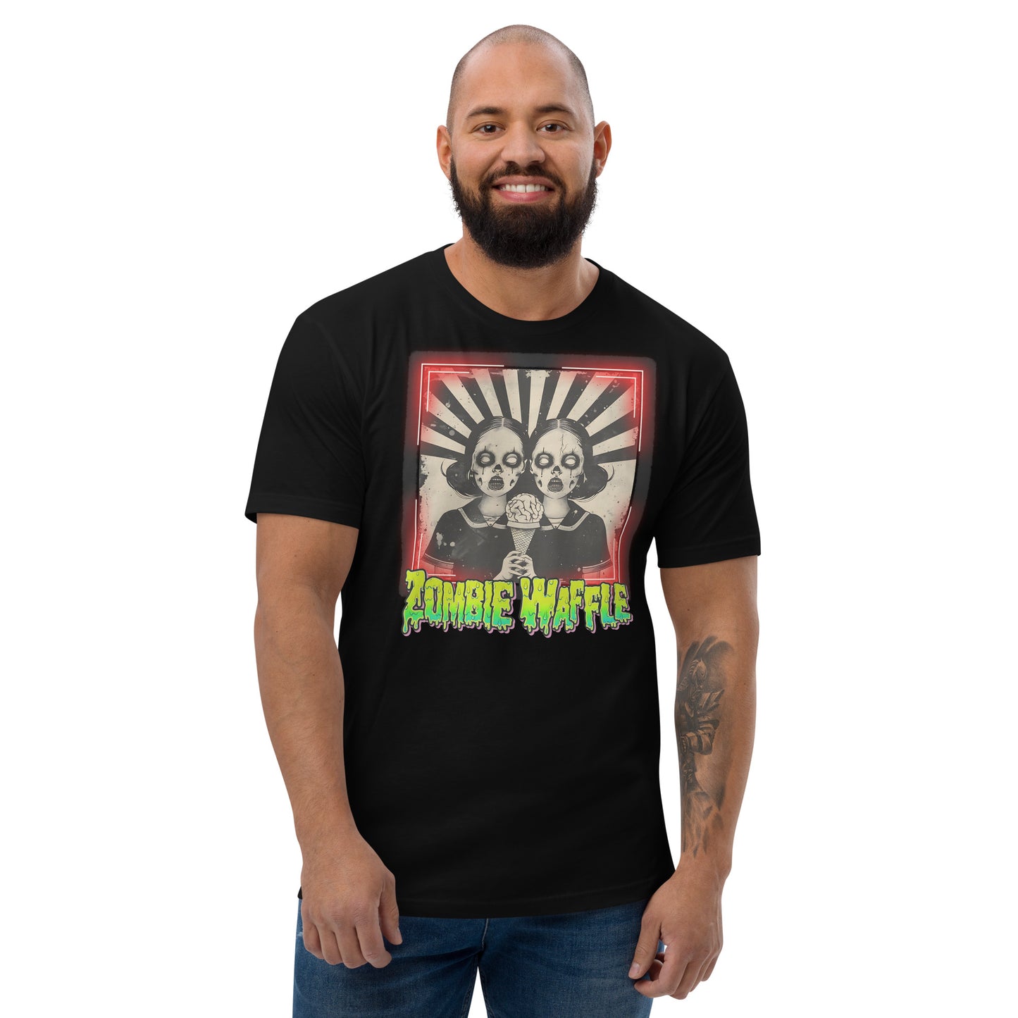 Zombie Twins Men's Fitted Tee