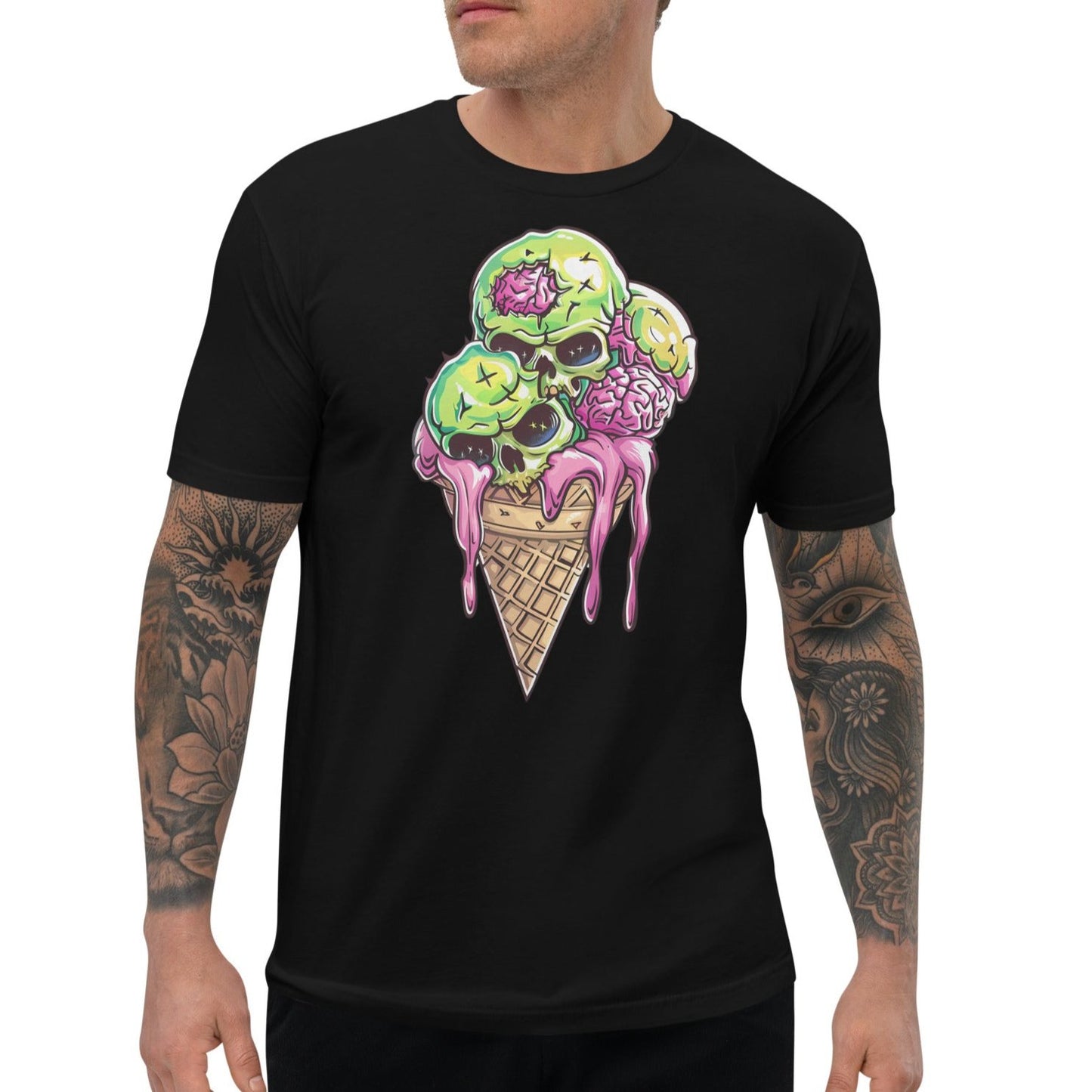 Triple Scoop Men's Fitted Tee