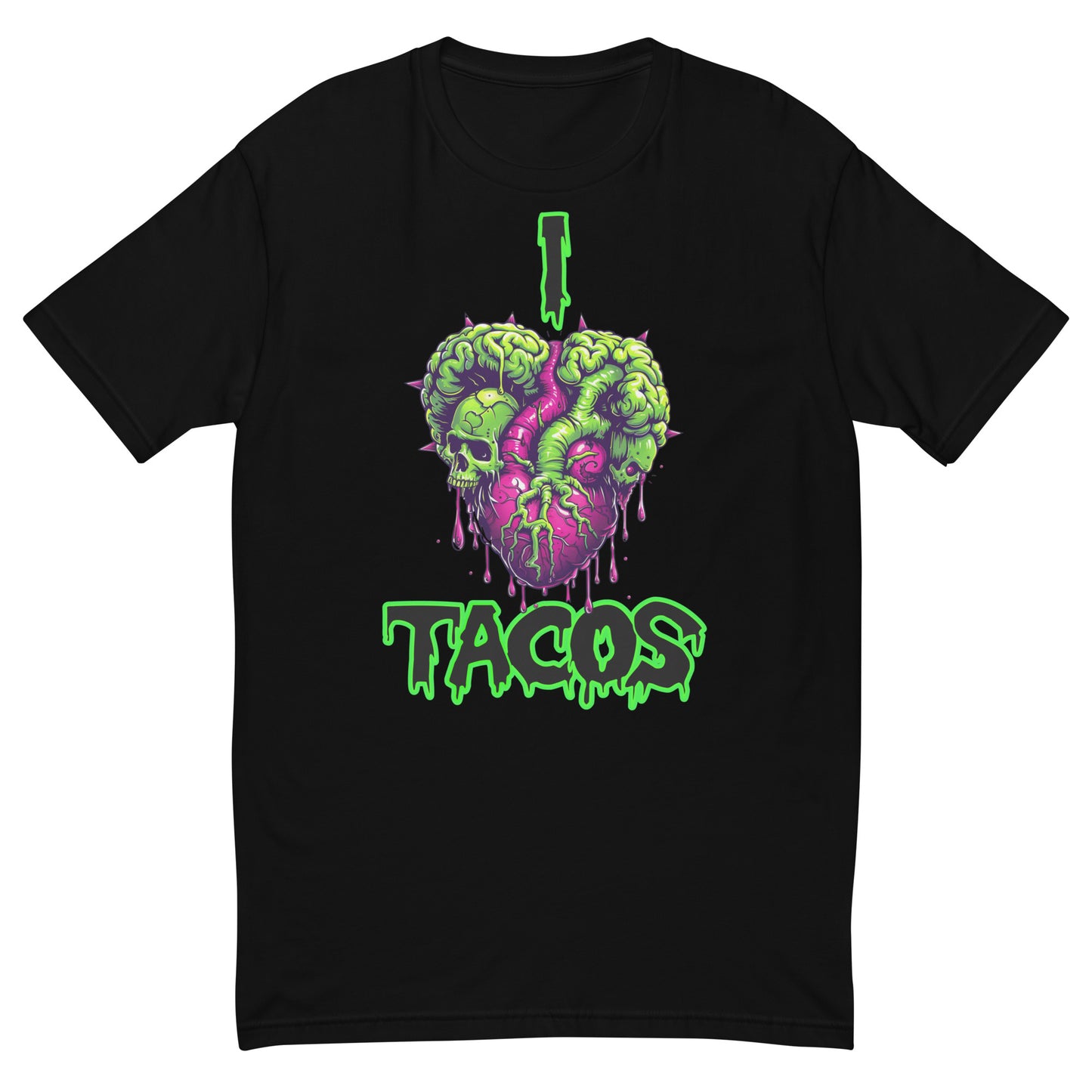 I heart Tacos Men's Fitted Tee