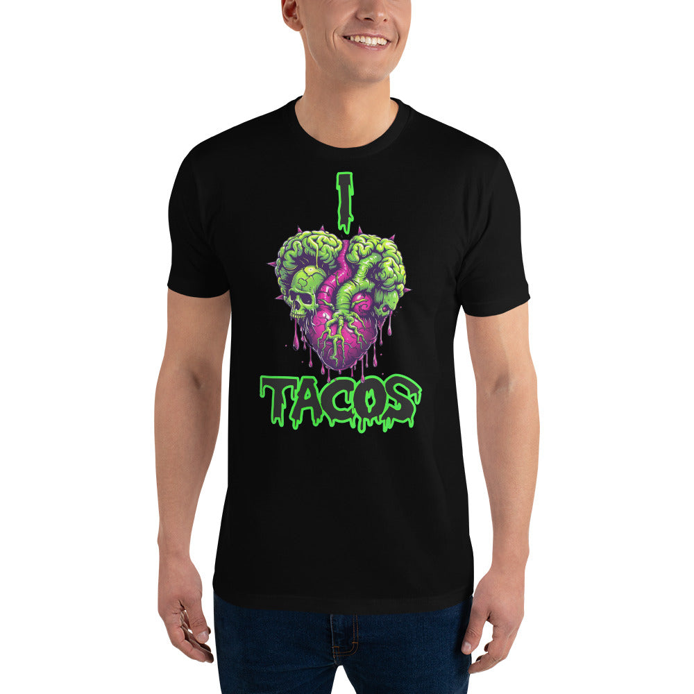 I heart Tacos Men's Fitted Tee