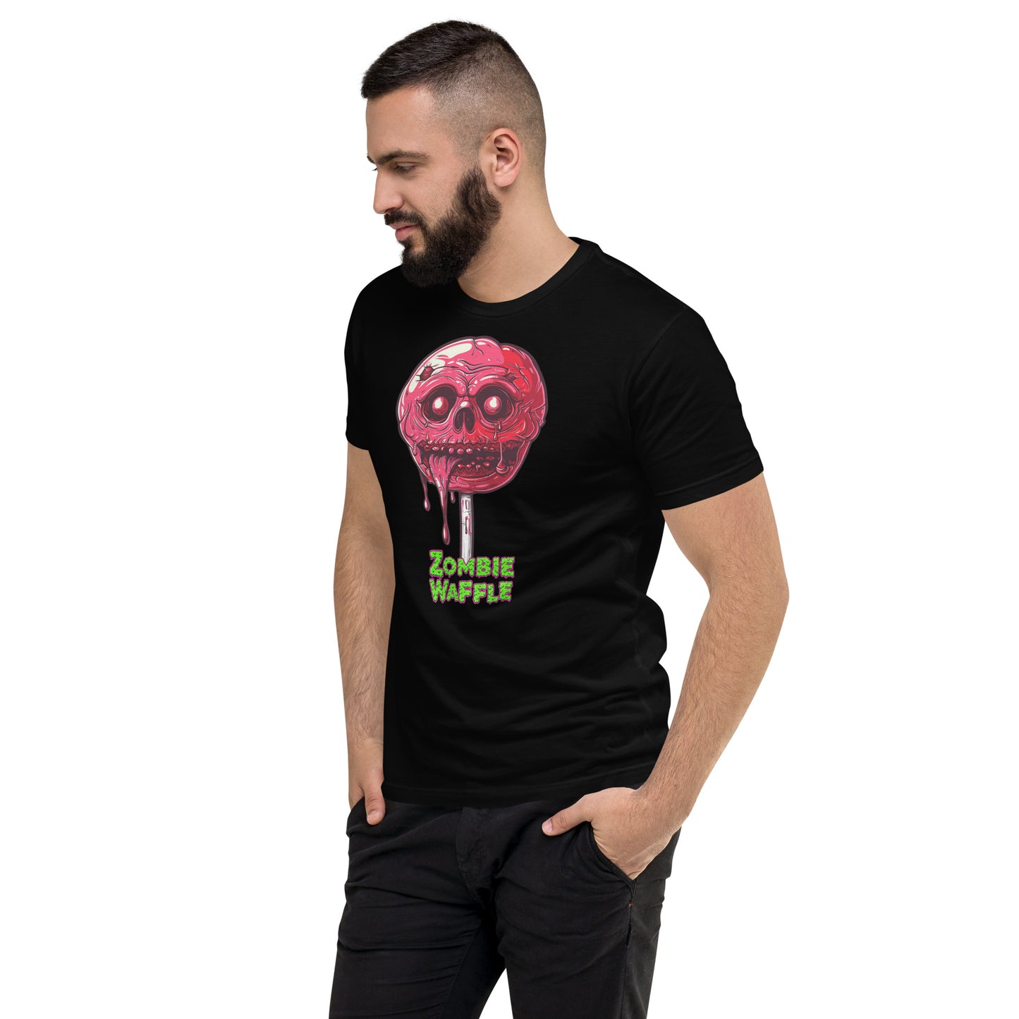 Zombie Lollipop Men's Fitted Tee