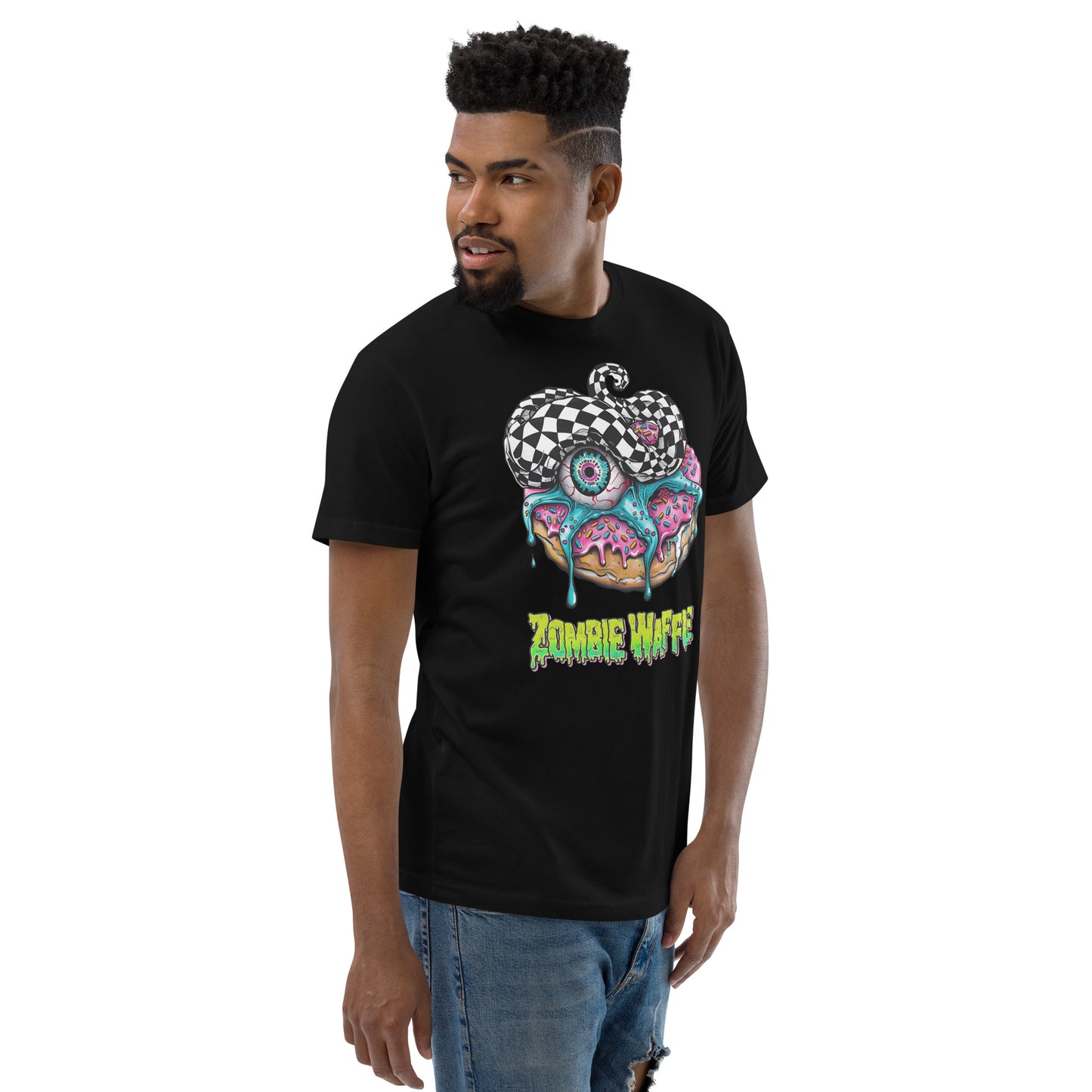 Zombie Donut Men's Fitted Tee