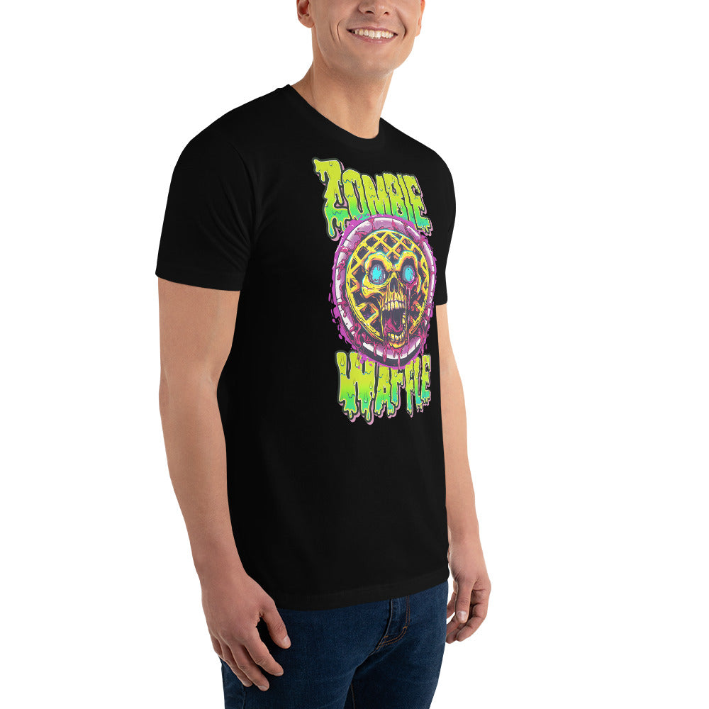 Zombie Waffle Men's Fitted Tee