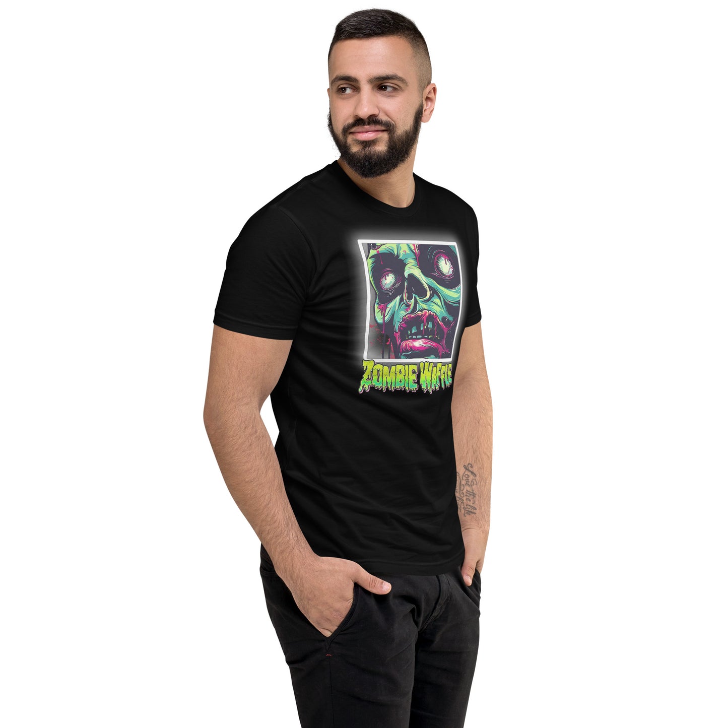 Bob the Zombie Men's Fitted Tee