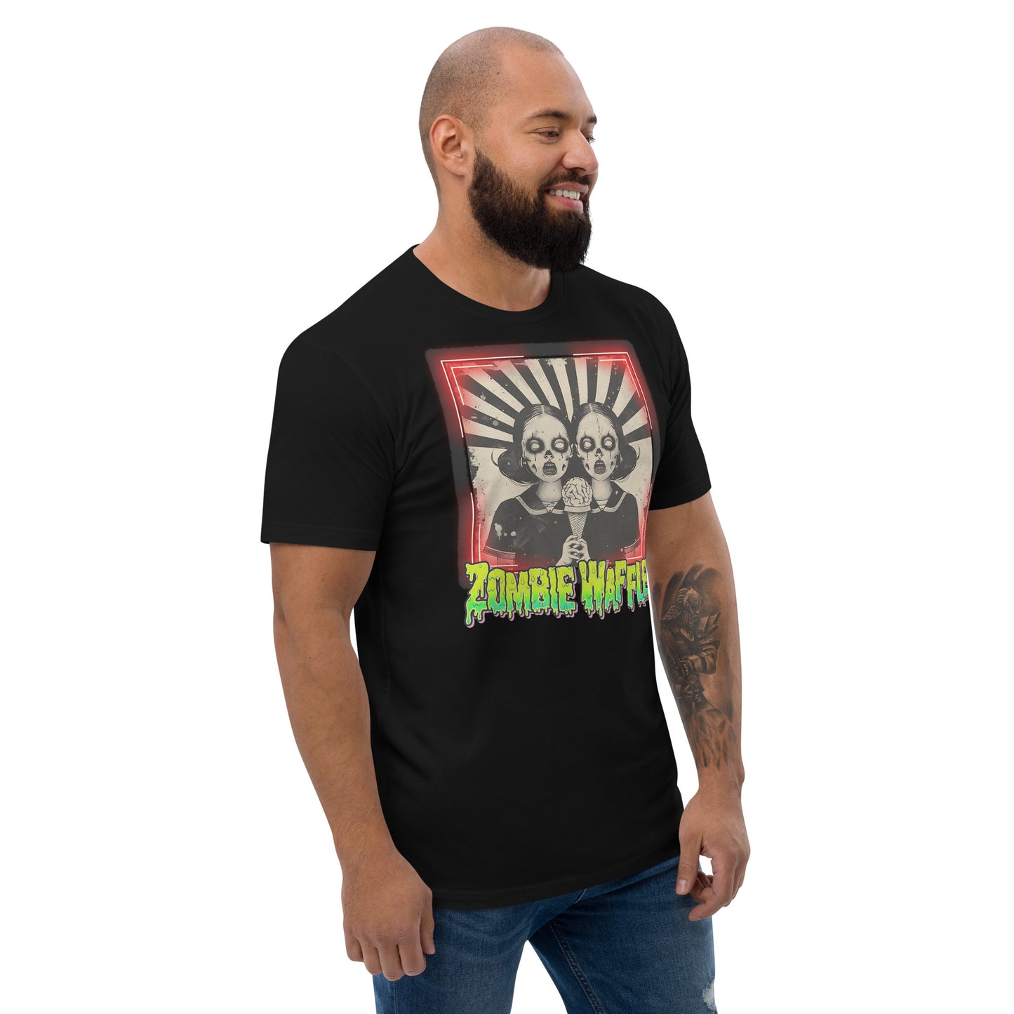 Zombie Twins Men's Fitted Tee