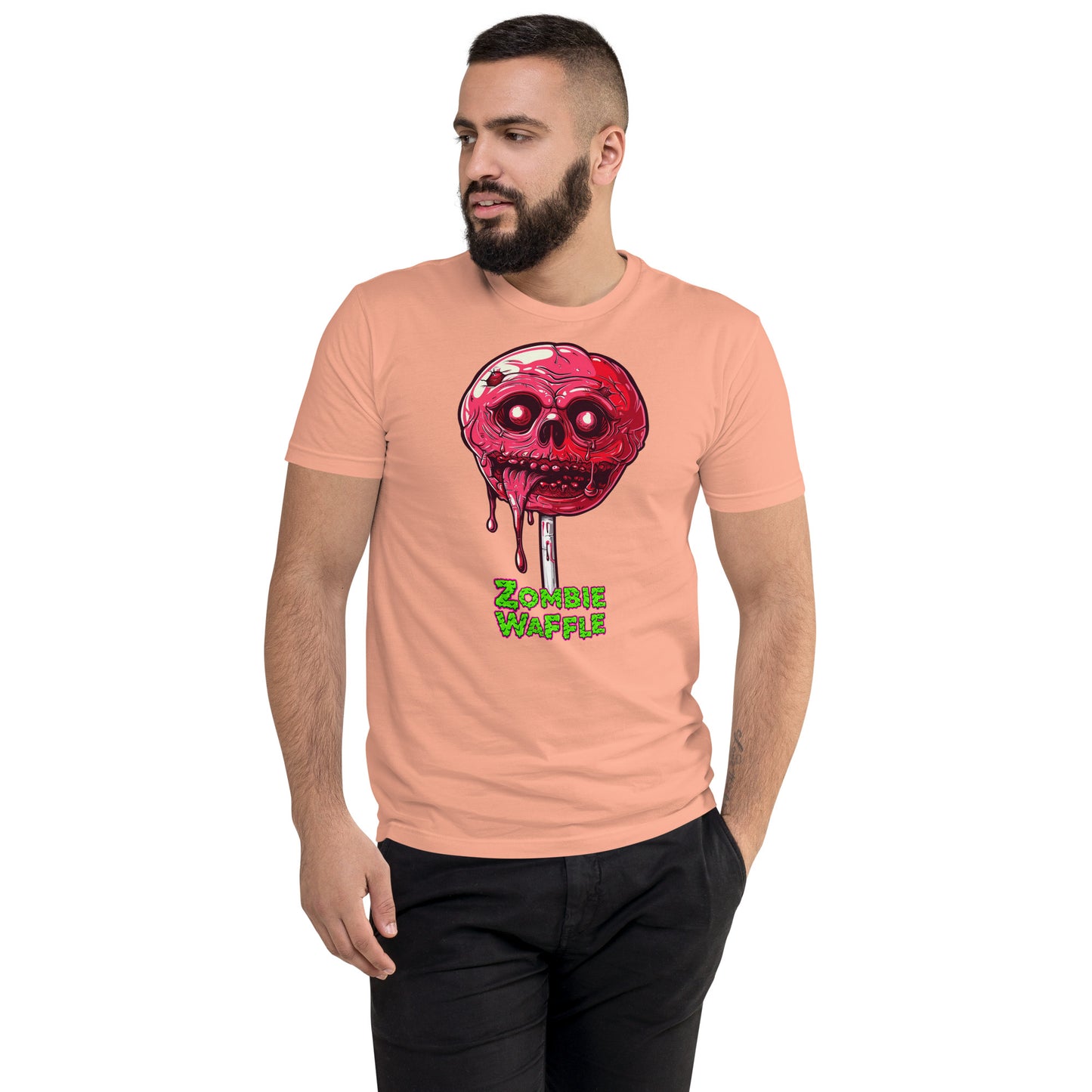 Zombie Lollipop Men's Fitted Tee