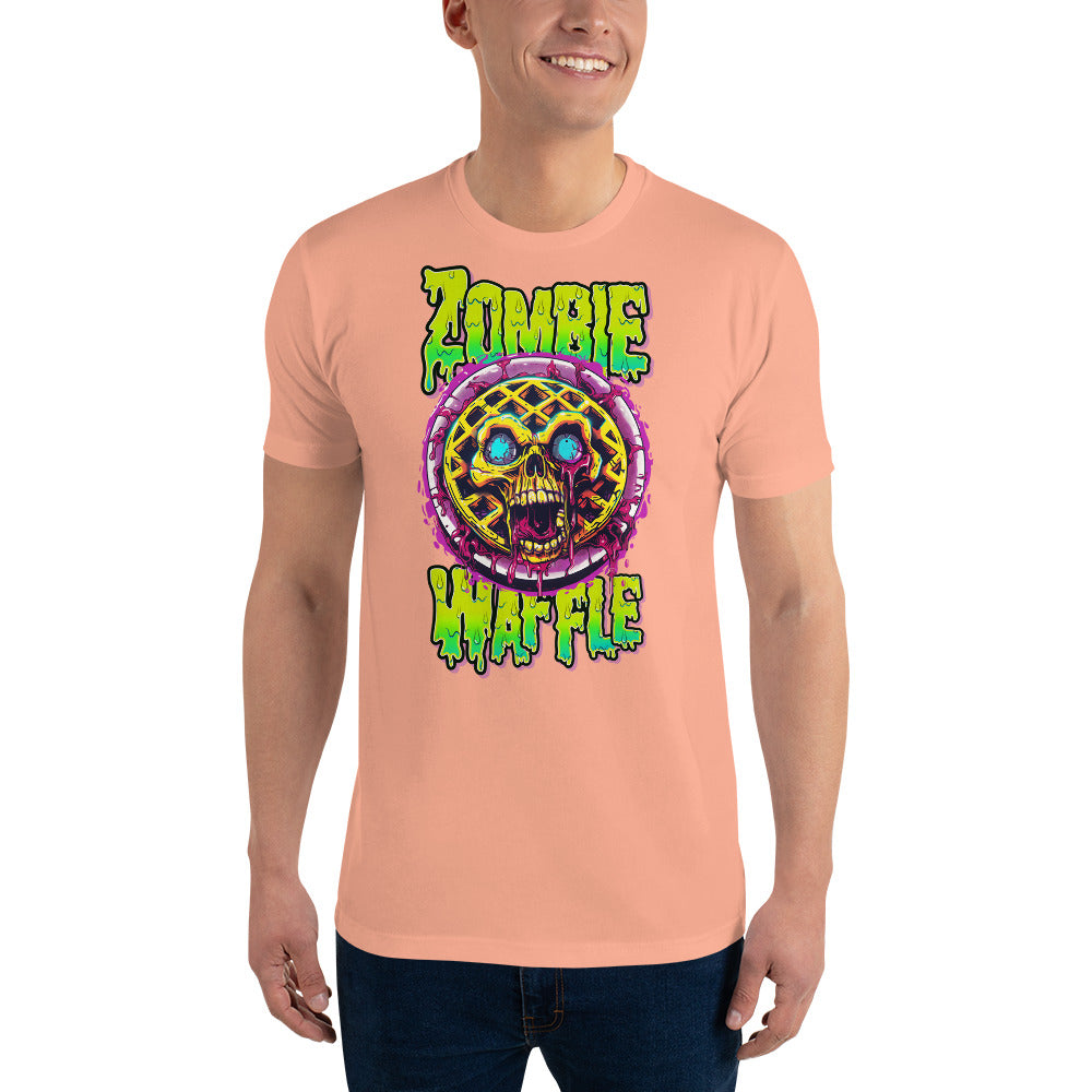 Zombie Waffle Men's Fitted Tee