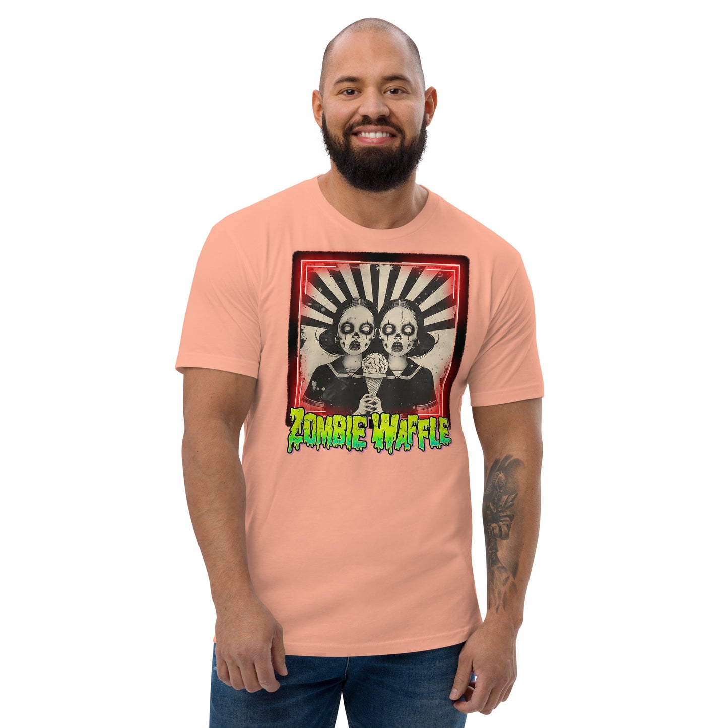 Zombie Twins Men's Fitted Tee