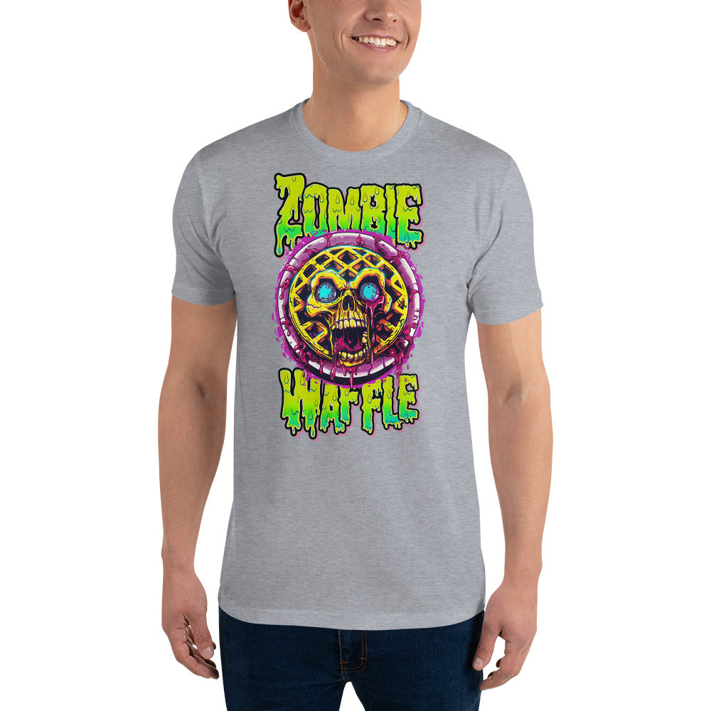 Zombie Waffle Men's Fitted Tee