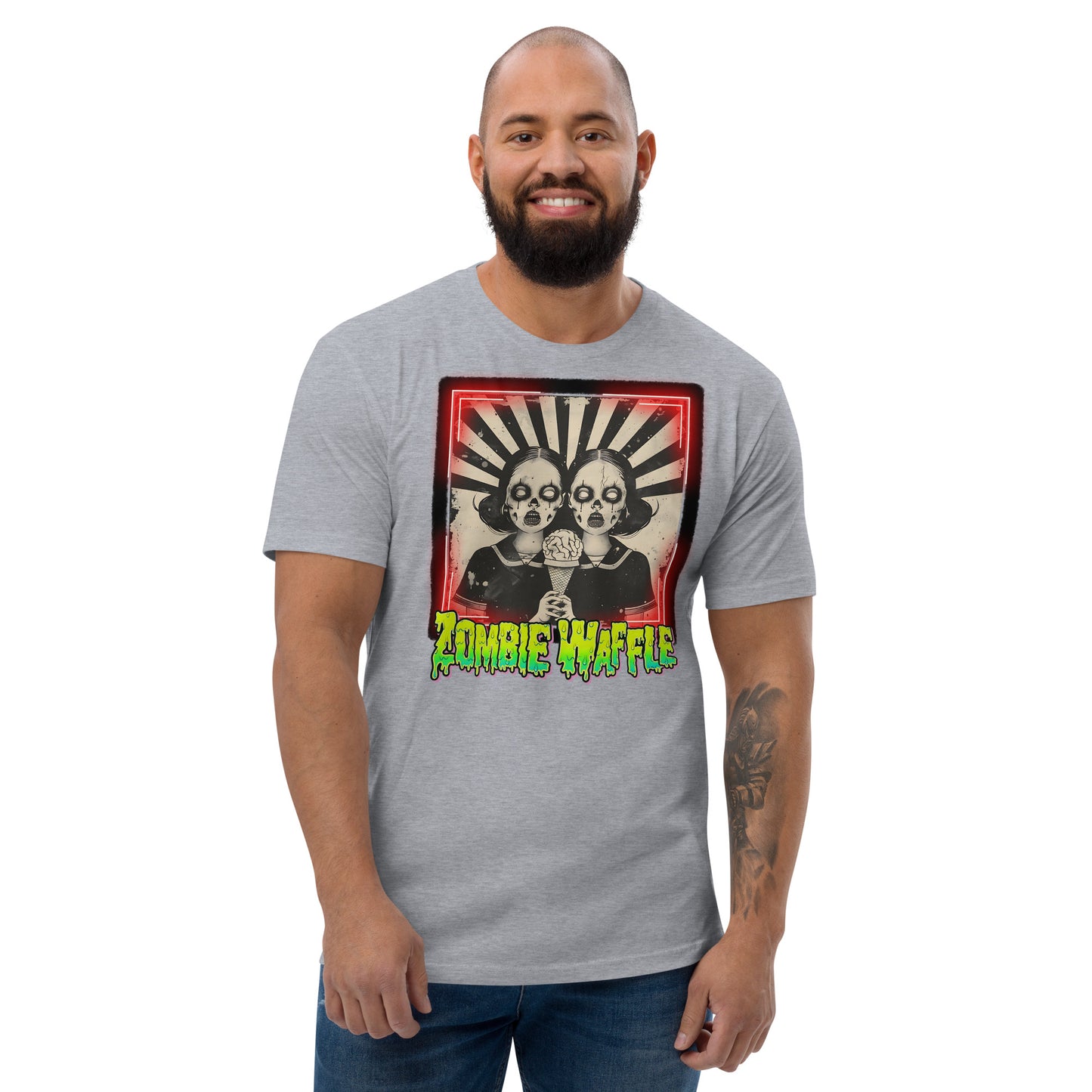 Zombie Twins Men's Fitted Tee