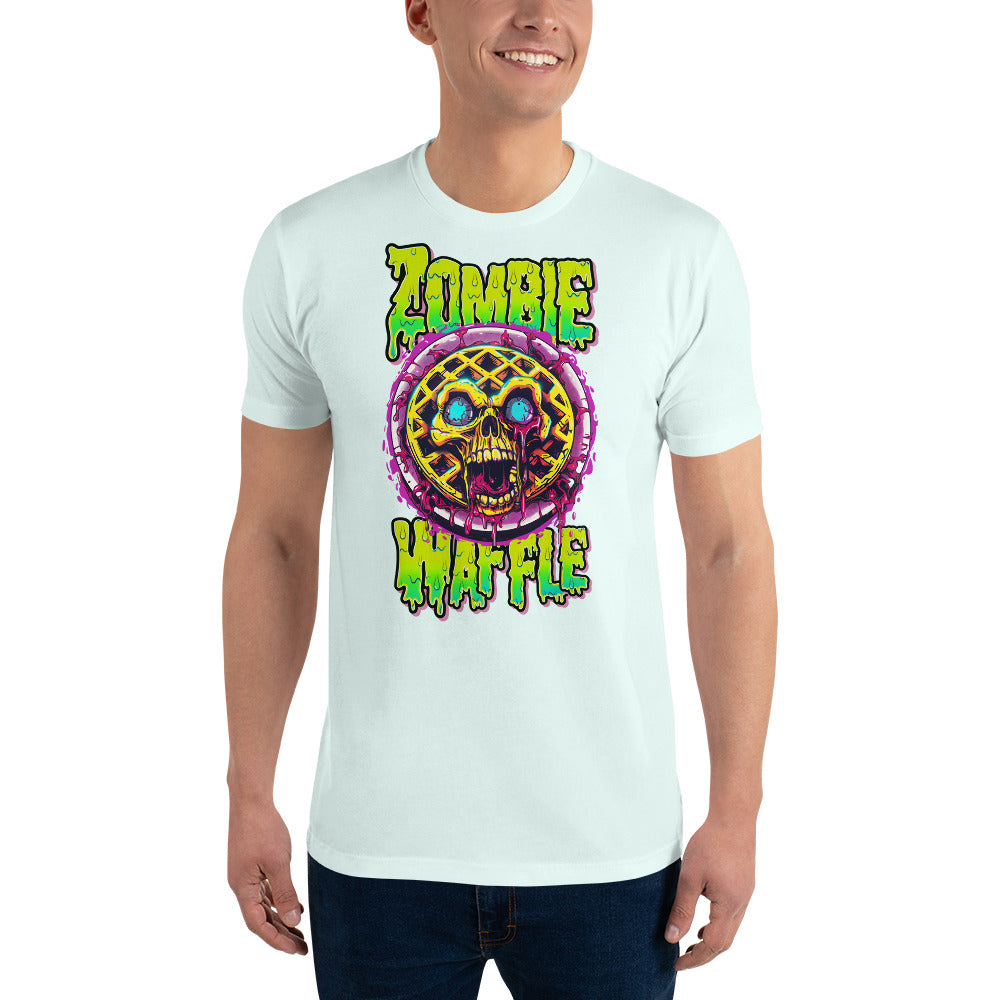 Zombie Waffle Men's Fitted Tee