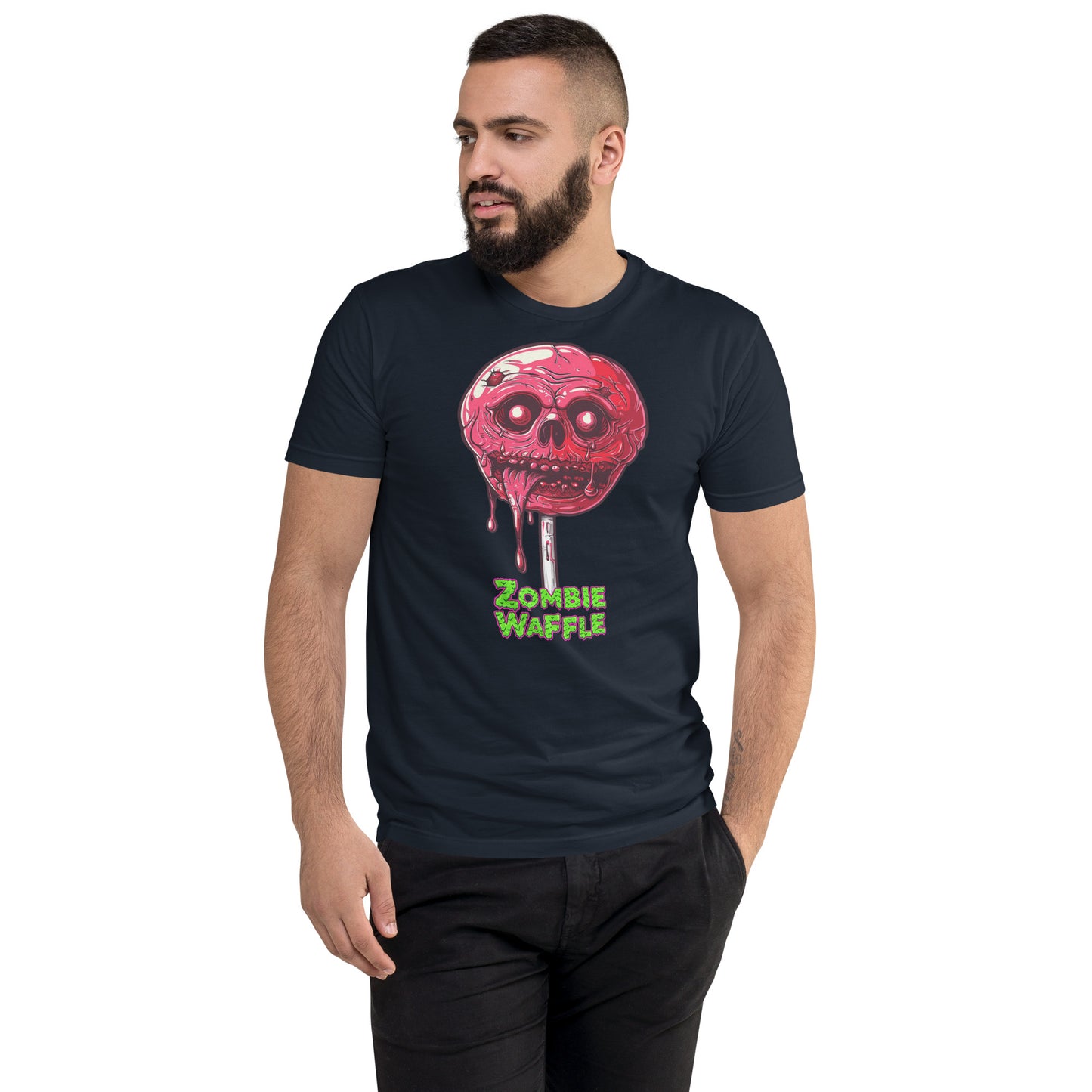 Zombie Lollipop Men's Fitted Tee