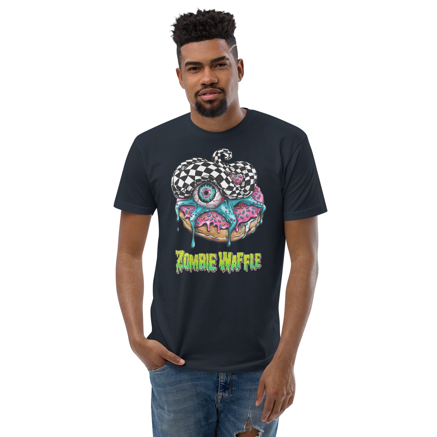 Zombie Donut Men's Fitted Tee