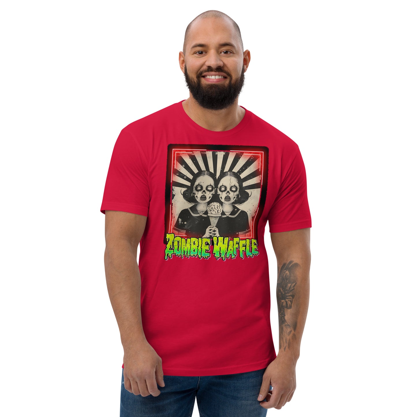 Zombie Twins Men's Fitted Tee