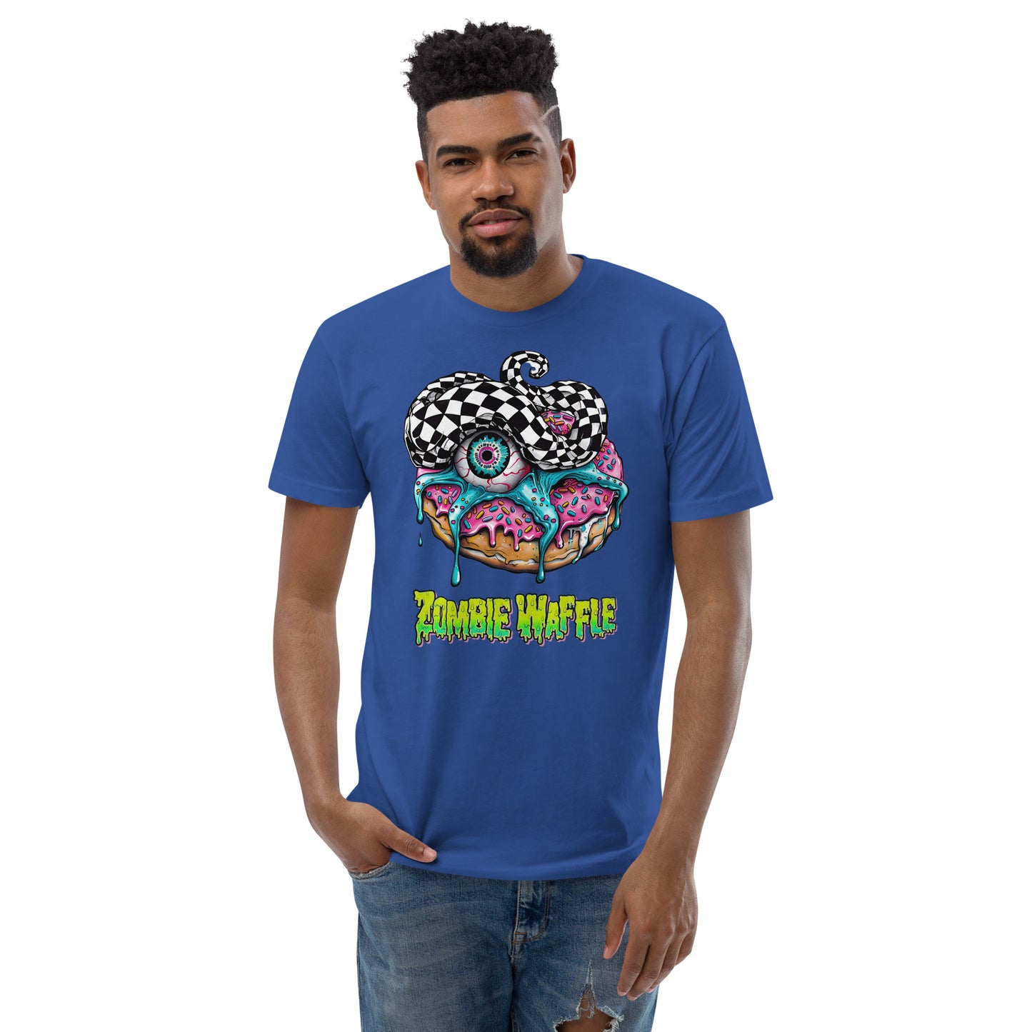 Zombie Donut Men's Fitted Tee