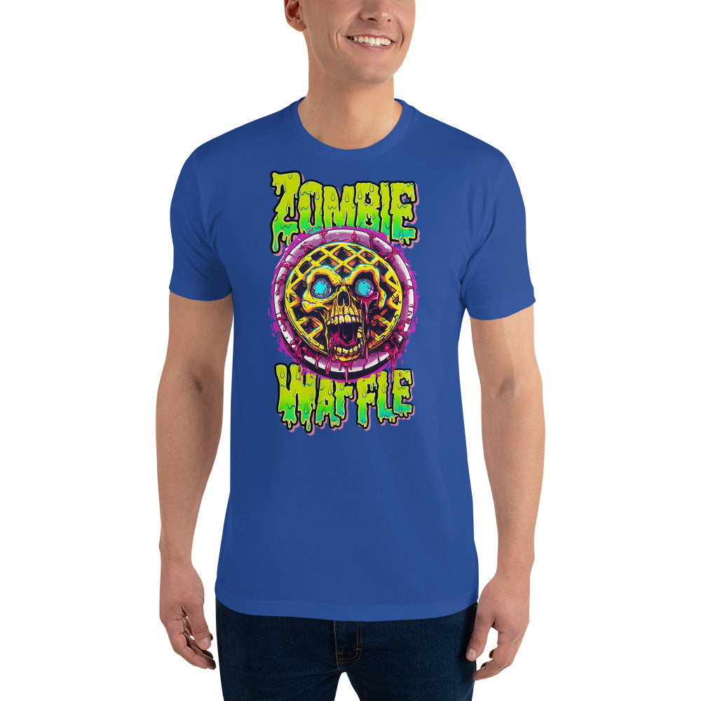 Zombie Waffle Men's Fitted Tee