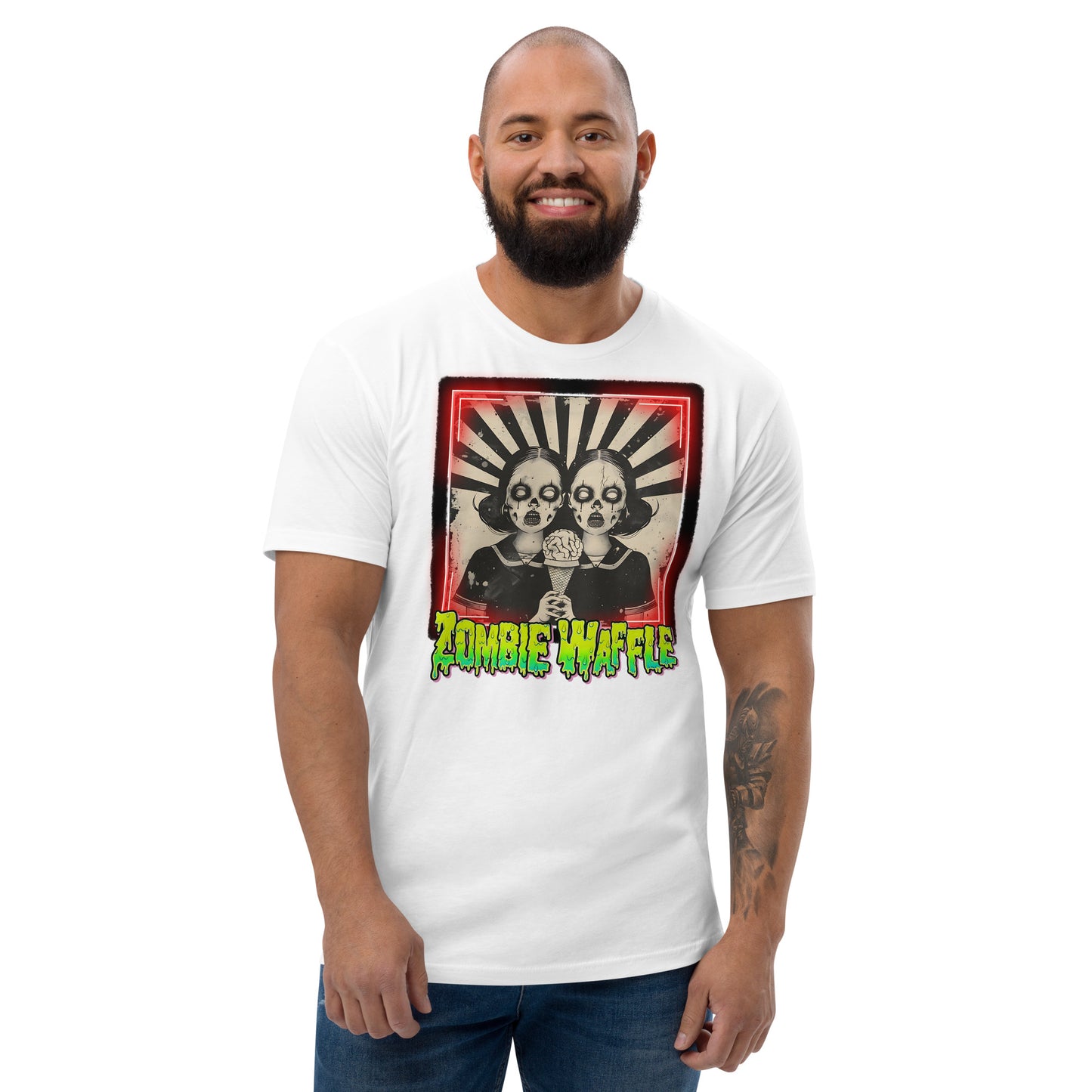 Zombie Twins Men's Fitted Tee